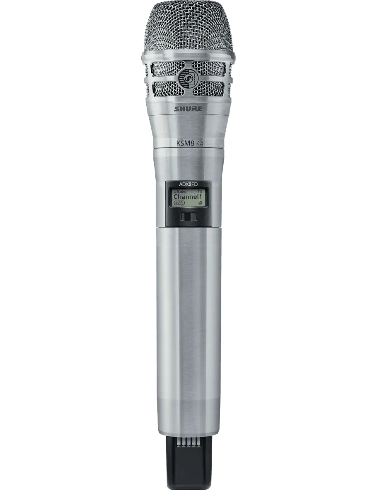  SHURE ADX2FD-K8N-G56 Transmisor de mano de la serie ADX - Transmisor de mano FD KSM8N - 470-636 MHz|MusicGoodDeal 