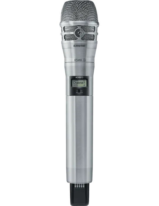  SHURE ADX2FD-K8N-G56 Transmisor de mano de la serie ADX - Transmisor de mano FD KSM8N - 470-636 MHz|MusicGoodDeal 