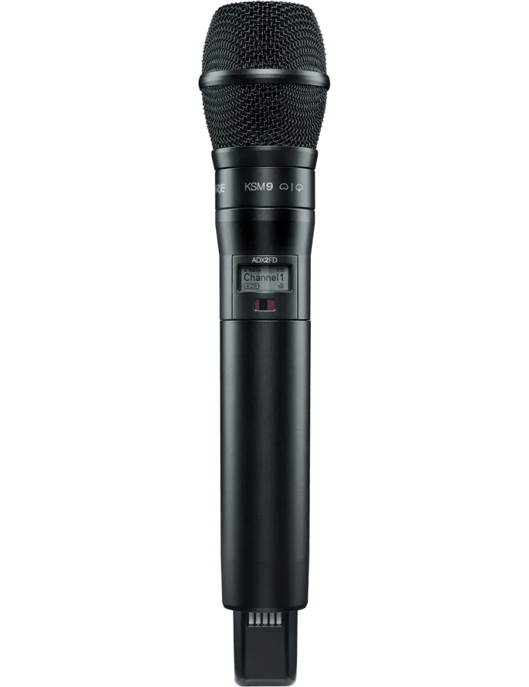  SHURE ADX2FD-K9B-G56 Transmisor de mano de la serie ADX - Transmisor de mano FD KSM9B - 470-636 MHz|MusicGoodDeal 