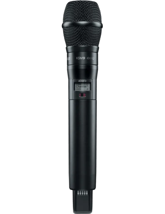  SHURE ADX2FD-K9B-G56 Transmisor de mano de la serie ADX - Transmisor de mano FD KSM9B - 470-636 MHz|MusicGoodDeal 