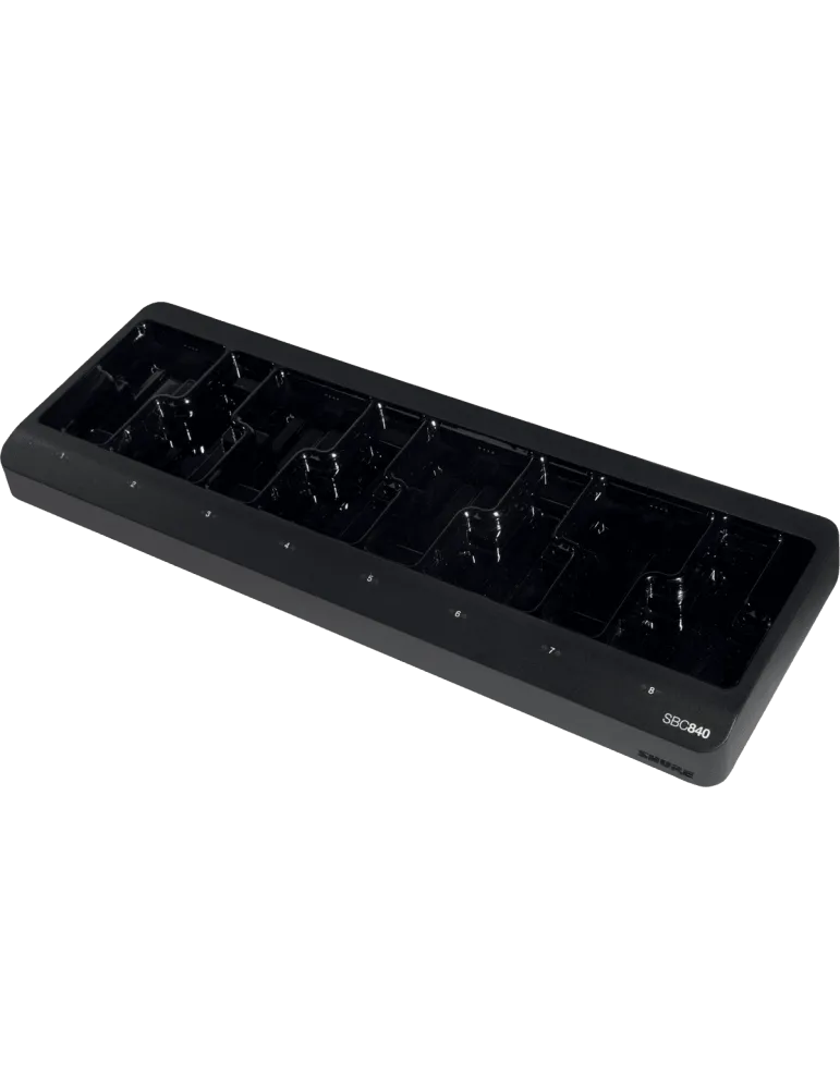 SHURE SBC840-E Chargers - 8-battery charger SB910 or SB920|MusicGoodDeal 