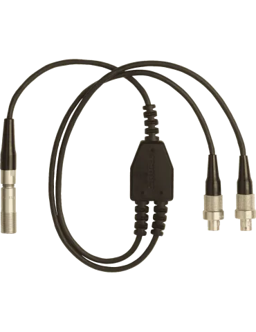  SHURE AXT652LEMO3 Transmitter Accessories - Y-Cable ULXD1-AD1-ADX1 Lemo version|MusicGoodDeal 