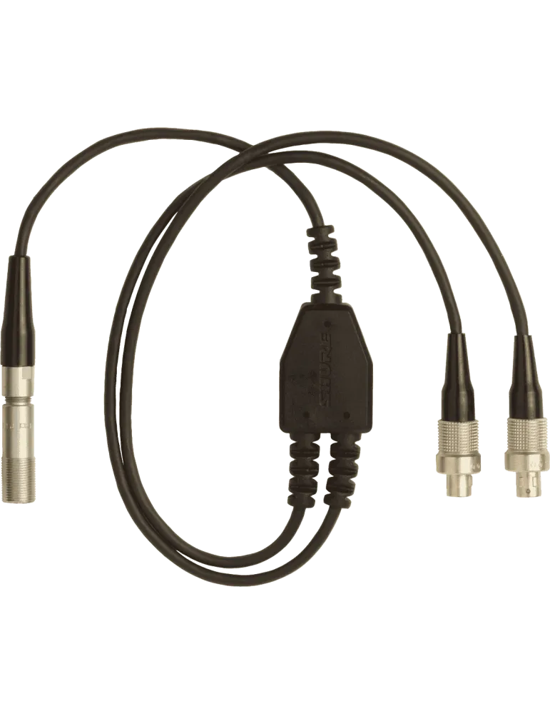  SHURE AXT652LEMO3 Transmitter Accessories - Y-Cable ULXD1-AD1-ADX1 Lemo version|MusicGoodDeal 