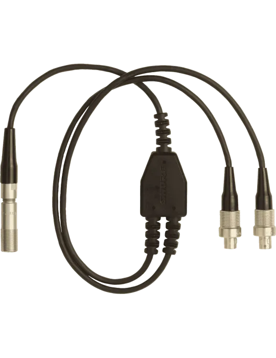  SHURE AXT652LEMO3 Transmitter Accessories - Y-Cable ULXD1-AD1-ADX1 Lemo version|MusicGoodDeal 