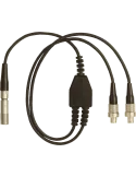  SHURE AXT652LEMO3 Transmitter Accessories - Y-Cable ULXD1-AD1-ADX1 Lemo version|MusicGoodDeal 