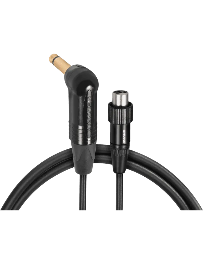  SHURE WA307 Accessories for transmitters - TQG-Jack cable, angled 6.35mm lock.|MusicGoodDeal 