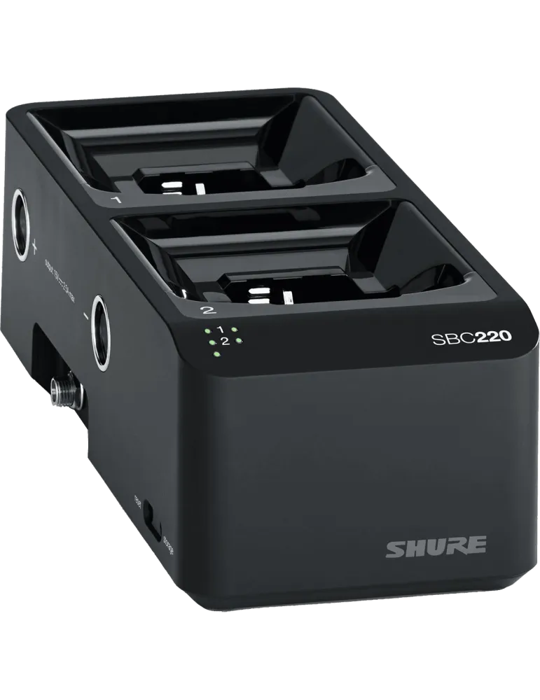  SHURE SBC220-E Chargers - 2 slot network charger dock|MusicGoodDeal 