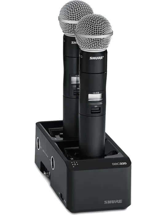  SHURE SBC220-E Chargers - 2 slot network charger dock|MusicGoodDeal 
