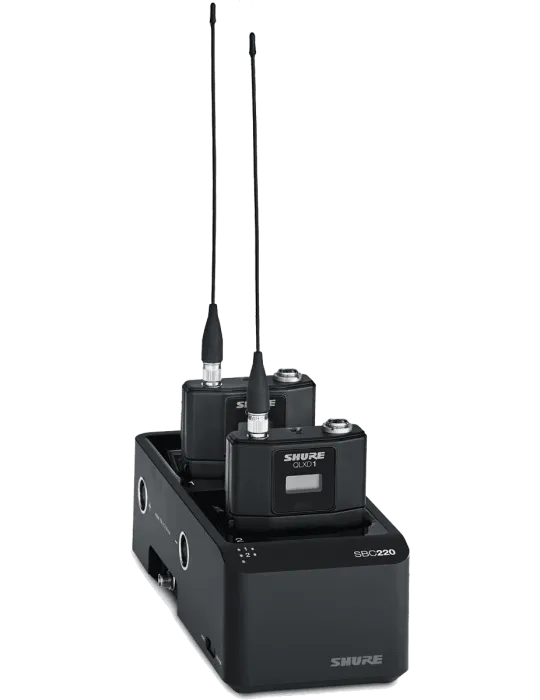  SHURE SBC220-E Chargers - 2 slot network charger dock|MusicGoodDeal 