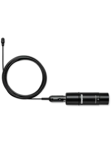  SHURE TL47B-O-XLR-A Modell TL47 - Krawatte Omni Low sens. XLR Schwarz +Acc|MusicGoodDeal 
