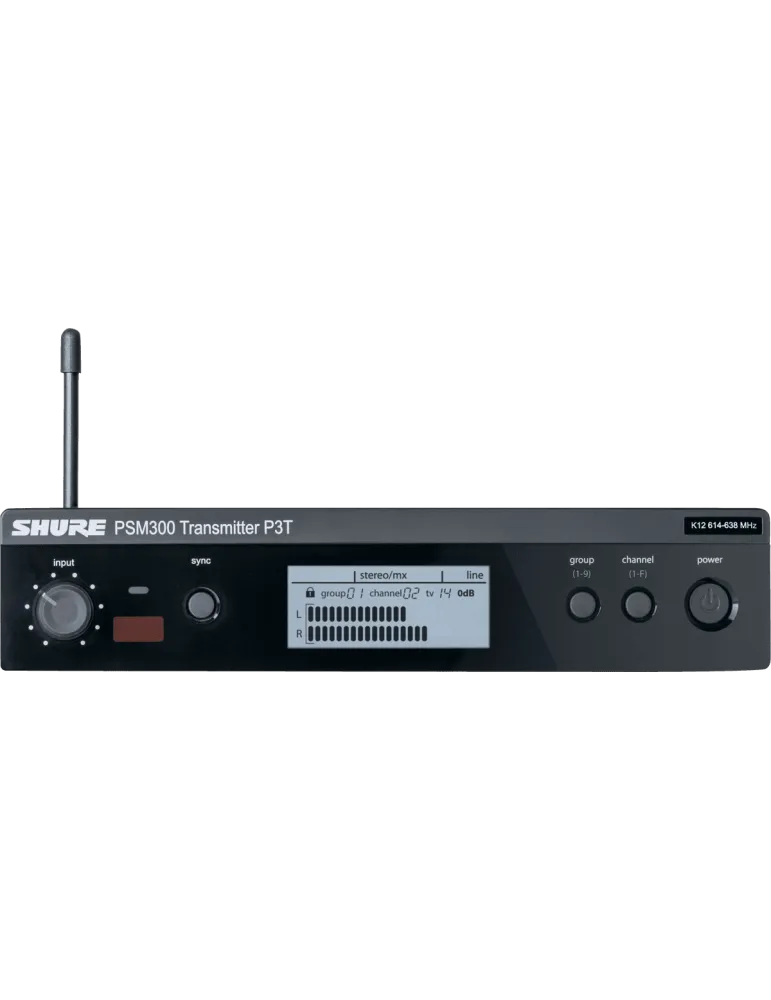 SHURE P3TE-K3E Sender - K3E-Band - 606 bis 630 MHz|MusicGoodDeal