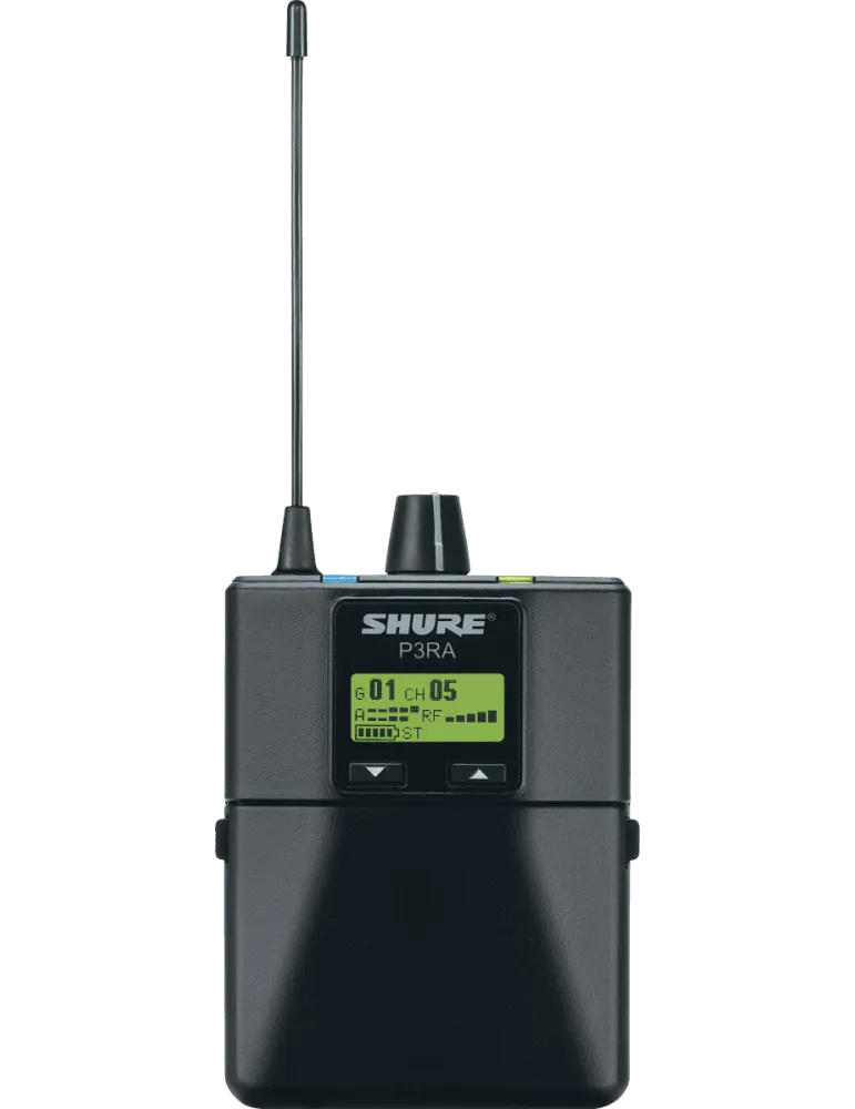  SHURE P3RA-L19 Receiver - Premium - L19 Band - 630 to 653 MHz|MusicGoodDeal 