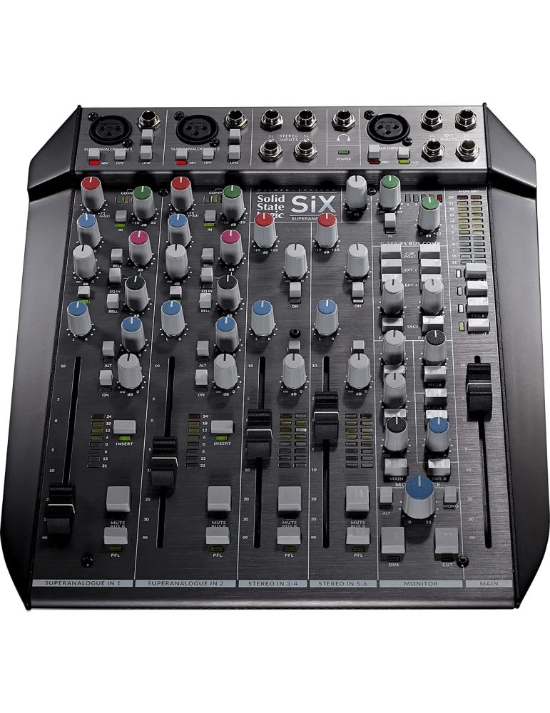  SOLID STATE LOGIC SIX Analógico - 6 canales analógicos, compresor integrado|MusicGoodDeal 