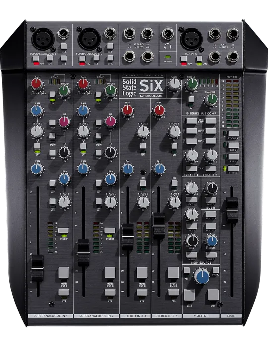  SOLID STATE LOGIC SIX Analógico - 6 canales analógicos, compresor integrado|MusicGoodDeal 