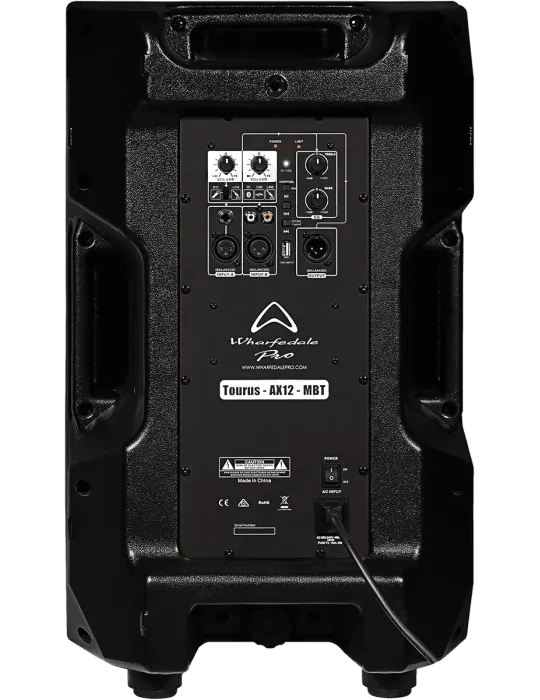  WHARFEDALE PRO TOURUS-AX12-BT 12" bi-amplified 350W - bluetooth|MusicGoodDeal 