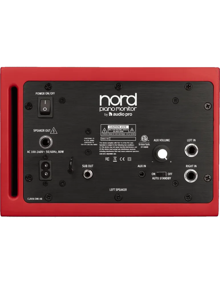 NORD NP-MONITORV2 Keyboard-Lautsprecher 2x80W (Paar)|MusicGoodDeal
