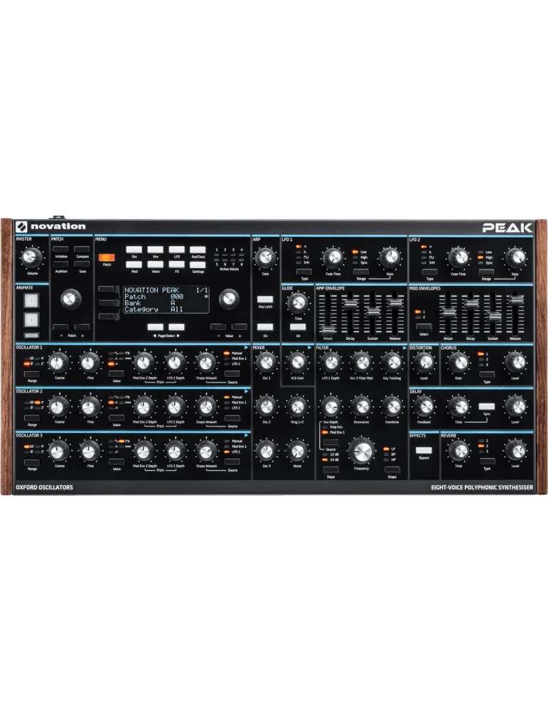  NOVATION PEAK Poly-Hybrid 8 Stimmen|MusicGoodDeal 