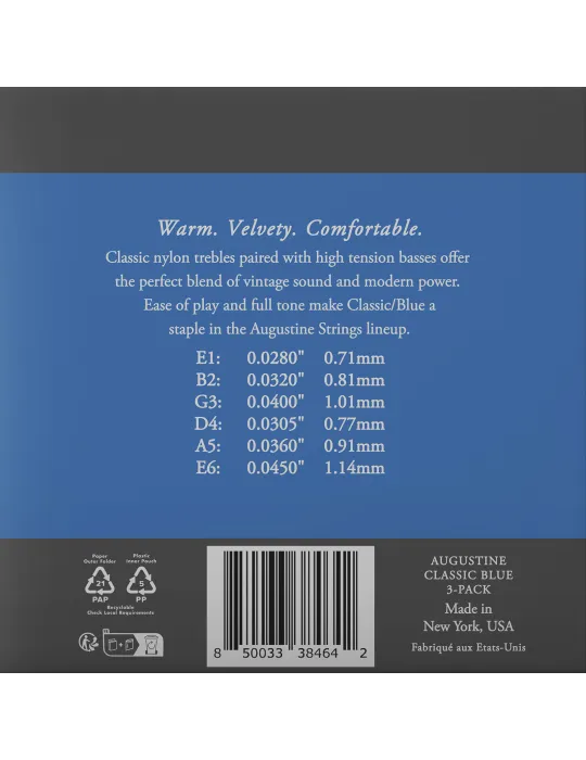 AUGUSTINE BLEU-3P | MusicGoodDeal