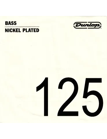 DUNLOP DBN125 Nachschub - Basssaite, nickel-umwickelt, .125