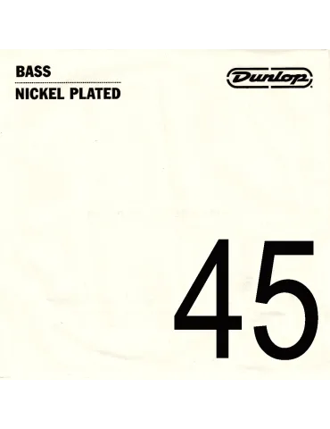 DUNLOP DBN45 Nachlieferung - Nickel-umwickelte Basssaite .045