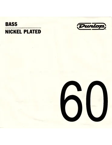 DUNLOP DBN60  Réassort - Corde basse nickel filée .060
