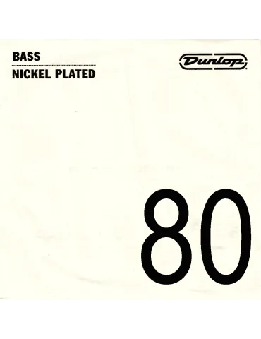 DUNLOP DBN80 Nachschub - Nickel-umwickelte Basssaite .080