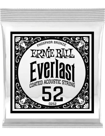 Ernie Ball 10252 Everlast coated phophore bronze 52