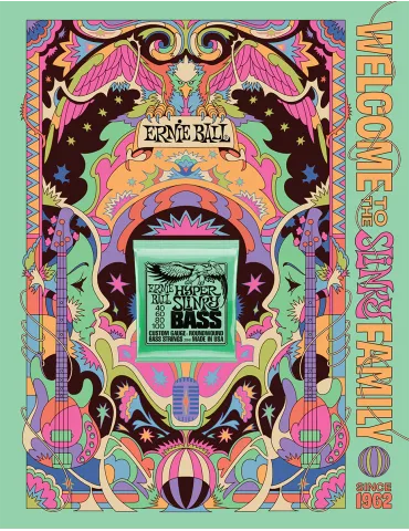  ERNIE BALL POSTER2022-2 POSTER - Format A0 - Hyper Bass|MusicGoodDeal 