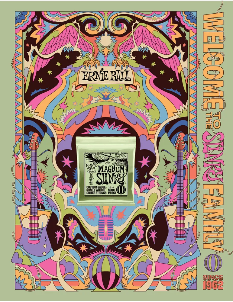  ERNIE BALL POSTER2022-4 POSTER - Format A0 - Magnum|MusicGoodDeal 