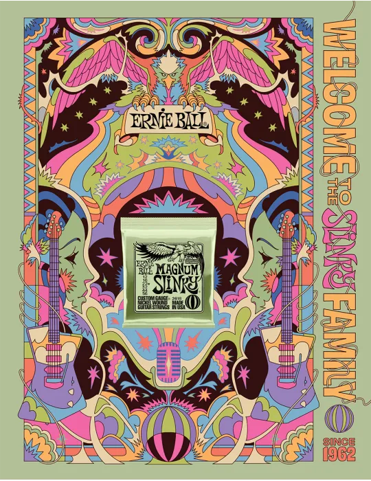  ERNIE BALL POSTER2022-4 POSTER - Format A0 - Magnum|MusicGoodDeal 