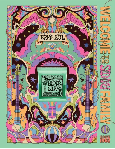  ERNIE BALL POSTER2022-3 POSTER - Format A0 - Hyper|MusicGoodDeal 