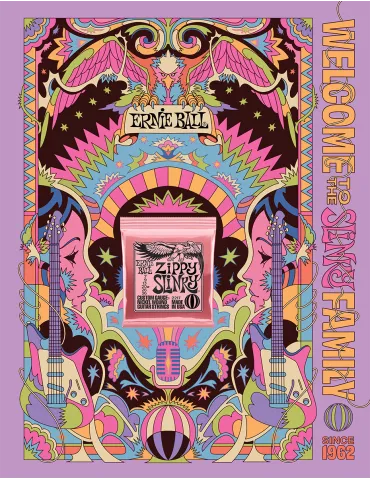  ERNIE BALL POSTER2022-5 POSTER - Format A0 - Zippy|MusicGoodDeal 