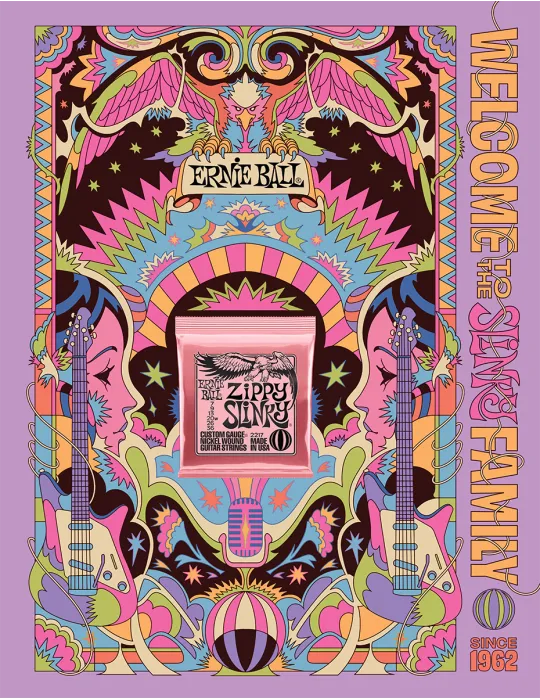  ERNIE BALL POSTER2022-5 POSTERS - A0 format - Zippy|MusicGoodDeal 