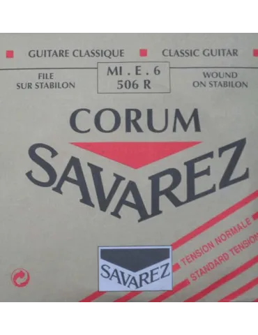 Savarez 506R MI-6 ROUGE FILE ARGENTE