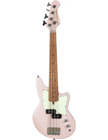 ASHDOWN CAPRI23-SP Passiver Mini-E-Bass mit PJ-Konfiguration – Shell Pink