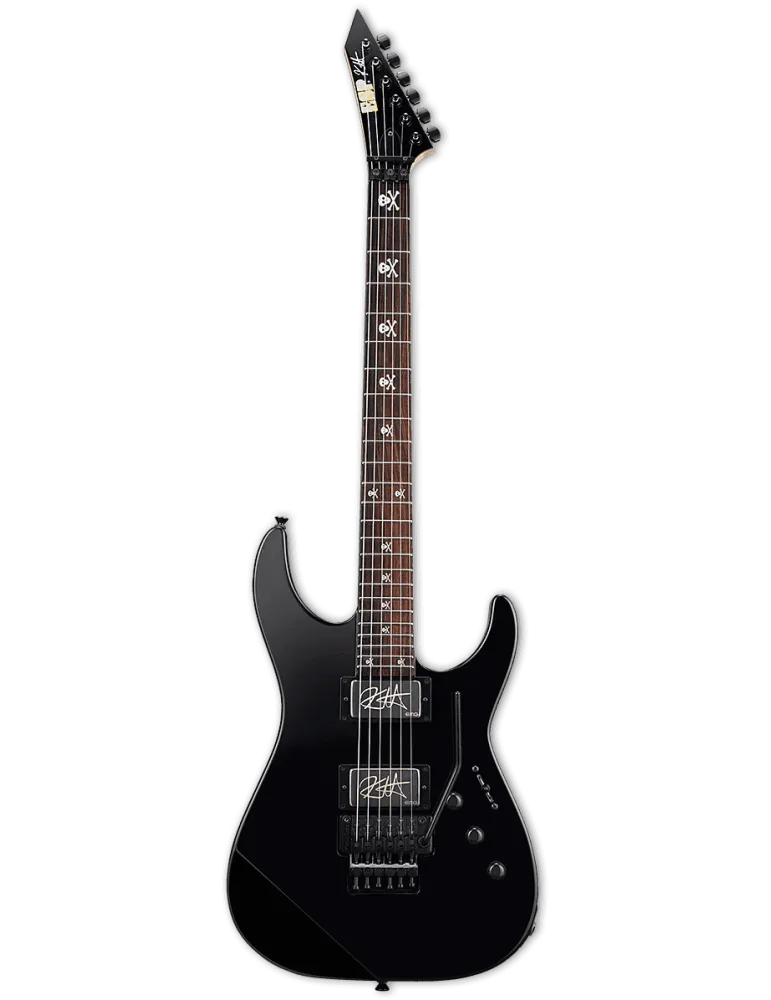  ESP KH2NECKTHRU-BLK Kirk Hammett - Negro brillante|MusicGoodDeal 