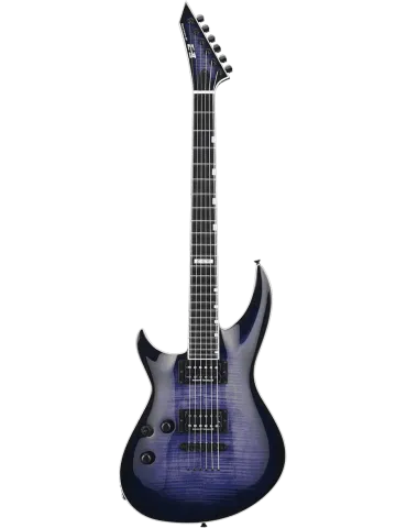  ESP 2HOR3LH-RDB Horizon-III - Horizon 3 geflammt violett trans. linkshändig|MusicGoodDeal 