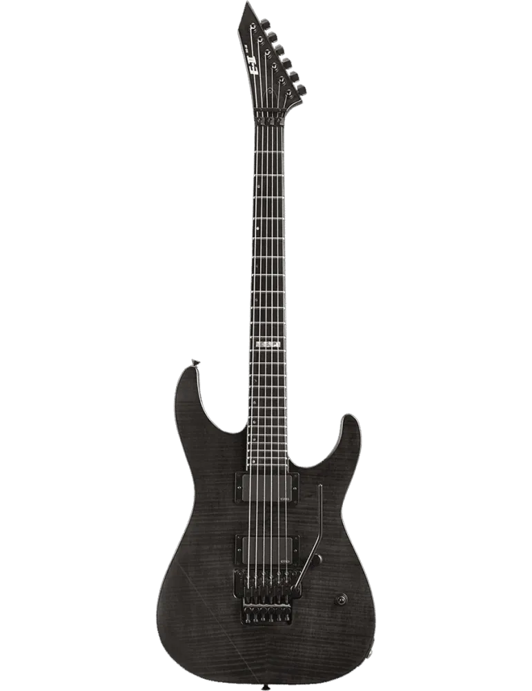  ESP 2M2FM-STBLK M-II - Geflammtes transparentes Schwarz|MusicGoodDeal 