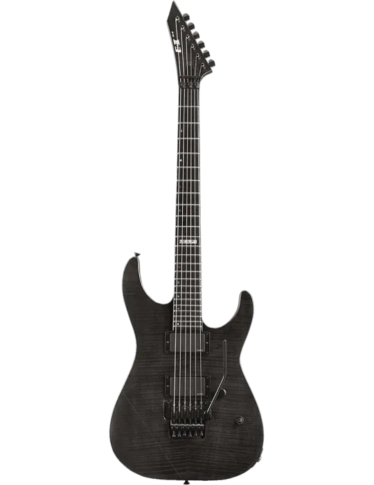  ESP 2M2FM-STBLK M-II - Geflammtes transparentes Schwarz|MusicGoodDeal 