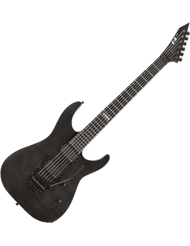  ESP 2M2FM-STBLK M-II - Geflammtes transparentes Schwarz|MusicGoodDeal 