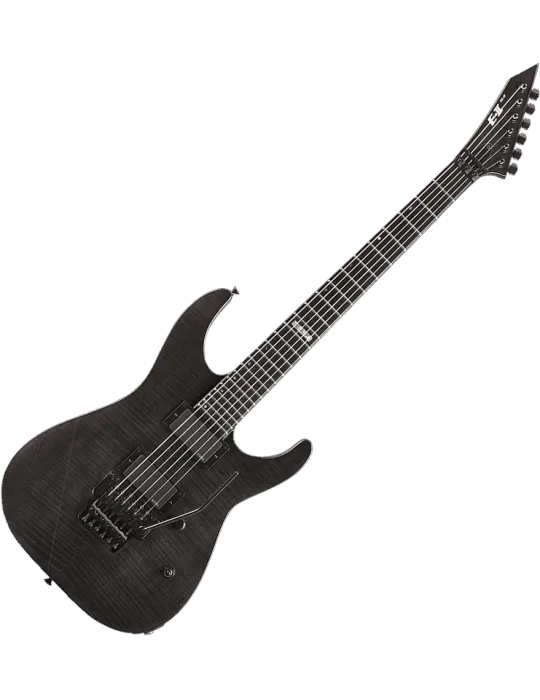  ESP 2M2FM-STBLK M-II - Geflammtes transparentes Schwarz|MusicGoodDeal 