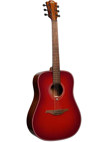  Lâg T-RED-D T-Red - Tramontane Dreadnought Special Edition Red Burst|MusicGoodDeal 