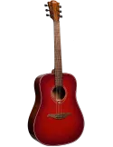  Lâg T-RED-D T-Red - Tramontane Dreadnought Special Edition Red Burst|MusicGoodDeal 