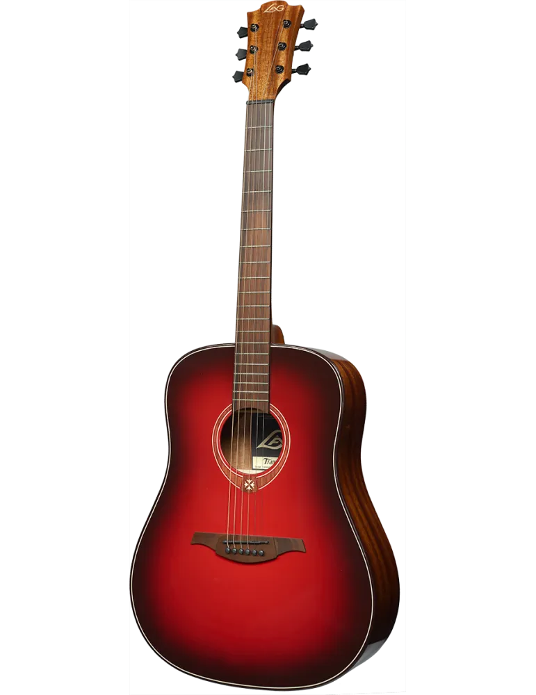  Lâg T-RED-D T-Red - Tramontane Dreadnought Special Edition Red Burst|MusicGoodDeal 