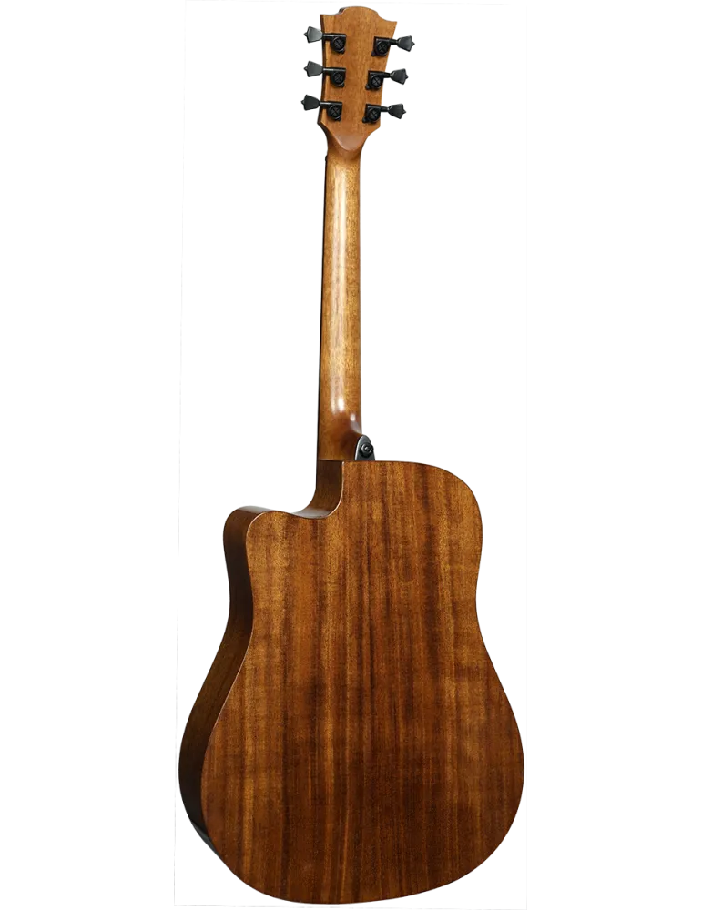  Lâg T-RED-DCE T-Red - Tramontane Dreadnought Cutaway Electro Special Edition Red Burst|MusicGoodDeal 