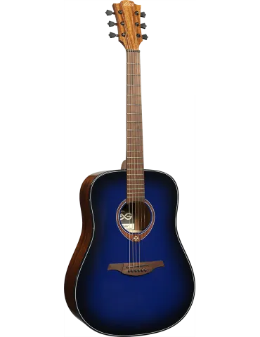  Lâg T-BLUE-D T-Blue - Tramontane Dreadnought Special Edition Blue Burst|MusicGoodDeal 