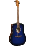 Lâg T-BLUE-D T-Blue - Tramontane Dreadnought Special Edition Blue Burst|MusicGoodDeal 