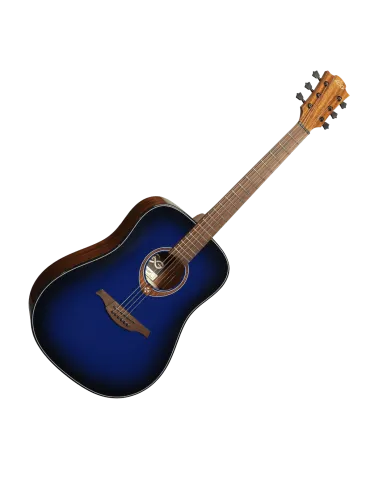  Lâg T-BLUE-D T-Blue - Tramontane Dreadnought Special Edition Blue Burst|MusicGoodDeal  2