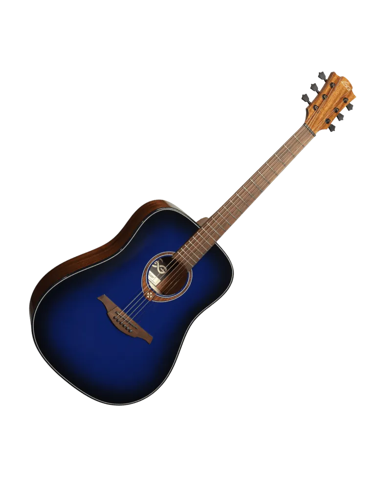  Lâg T-BLUE-D T-Blue - Tramontane Dreadnought Special Edition Blue Burst|MusicGoodDeal 