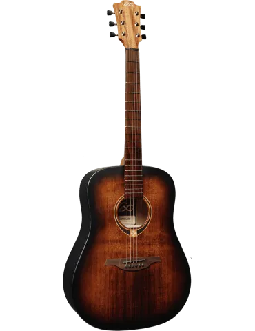 Lâg T70D-B&B Dreadnought Black &amp Brown